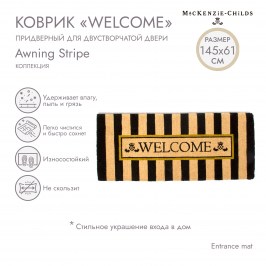 Придверный коврик для двустворчатой двери Welcome 349-28020